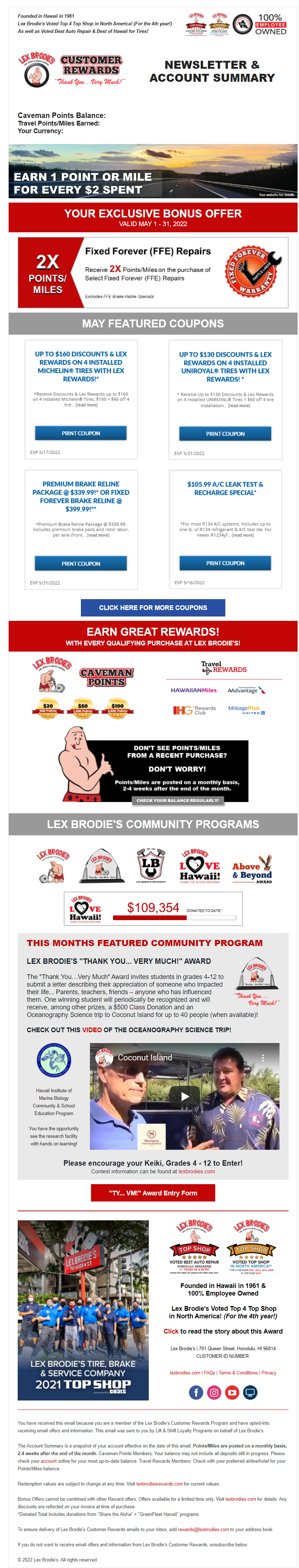 Lex Brodies Newsletter